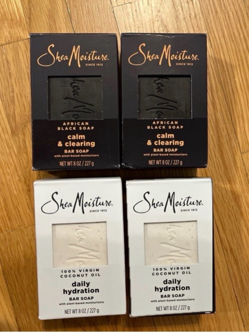4 pack SheaMoisture Bar soap (New)